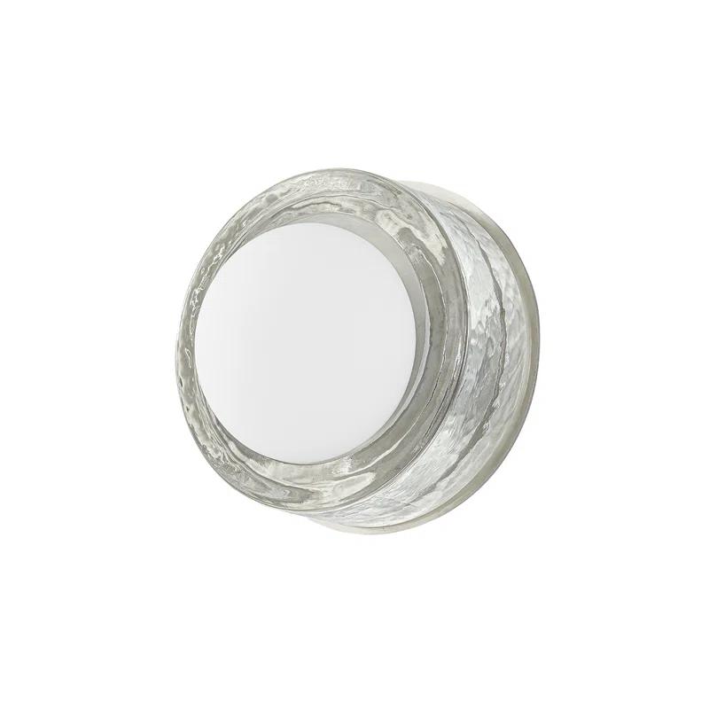 Ravi Round Sconce - Polished Nickel