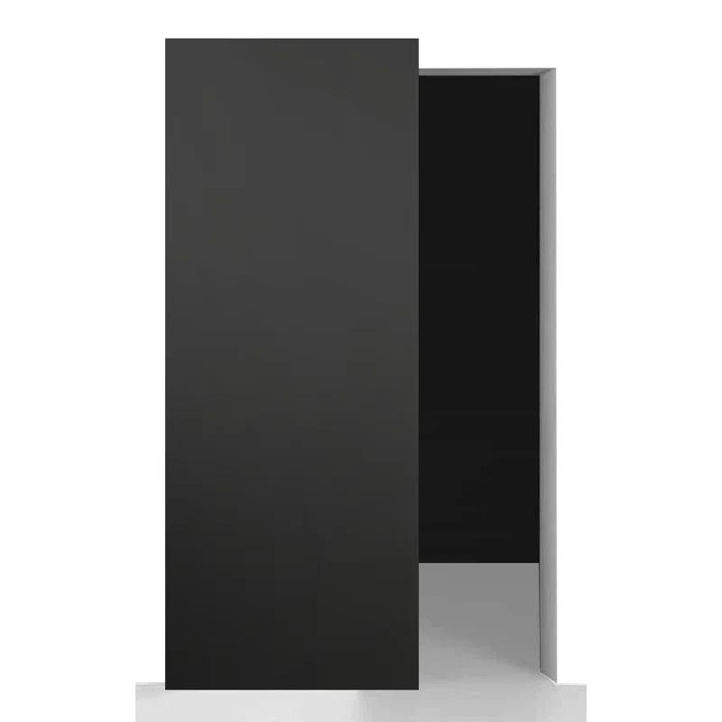 Belldinni Optima Paneled Manufactured Wood Composite Solid Core Interior Sliding Hidden Barn Door With Base Board With Installation Hardware Kit