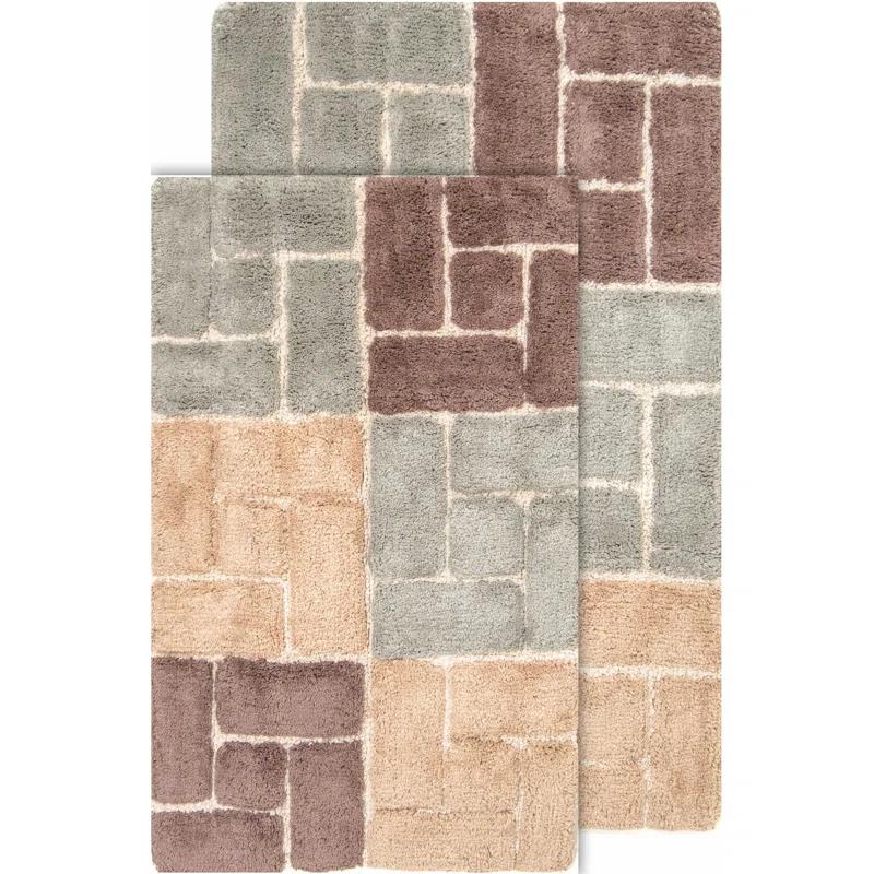 Chesapeake Merchandising Inc. Classic Color Cotton Blend Bath Rug
