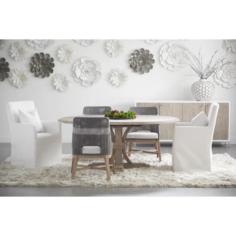 Kinnda Indoor / Outdoor Dining Chair (Set of 2) - Dark Gray