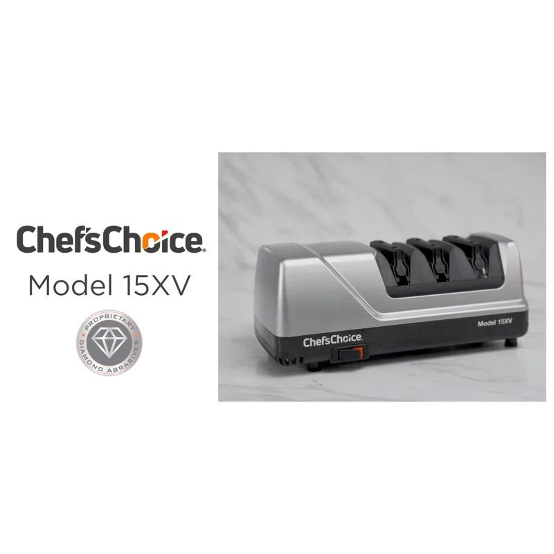 Chef'sChoice Chef'sChoice Model 15XV Professional Electric Knife Sharpener, 3-Stage 15-Degree Trizor
