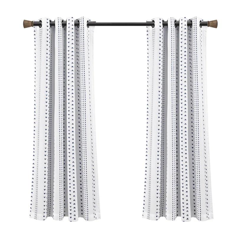 Lush Decor Semi-Sheer Curtain Panels (Set of 2)