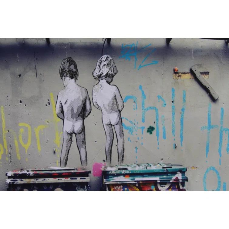 NIFAO Nifao Collection Humorous and Artistic Life Is Short Unframed Rolled Canvas Painting 52 x 62