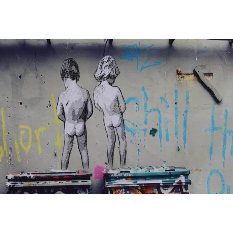 NIFAO Nifao Collection Humorous and Artistic Life Is Short Unframed Rolled Canvas Painting 52 x 62