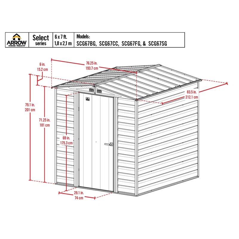 Arrow Metal Storage Shed