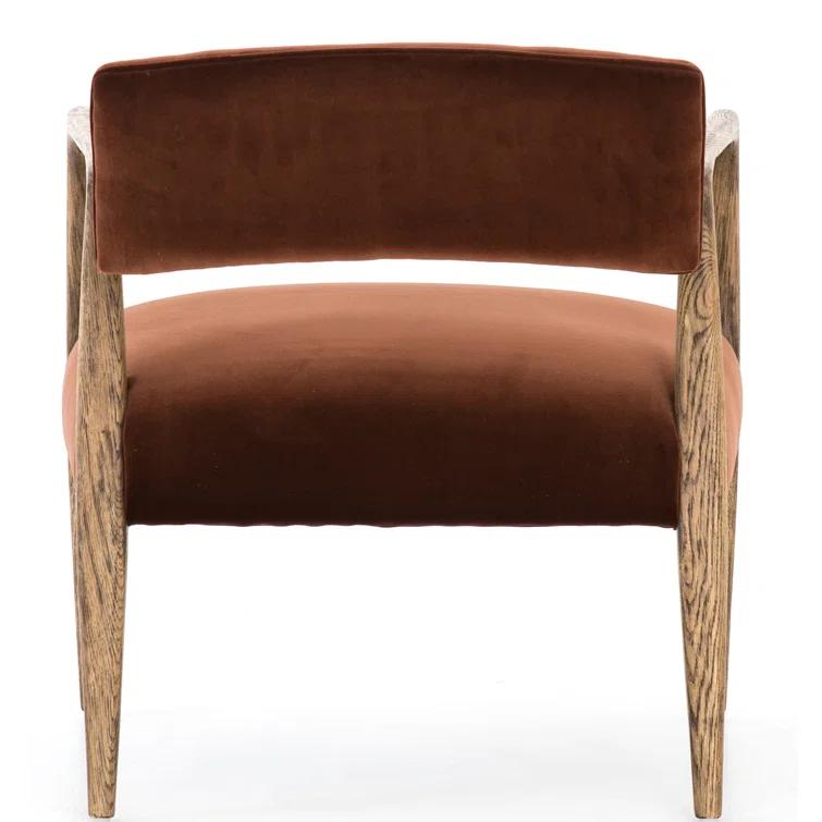 Edith Upholstered Velvet Arm Chair