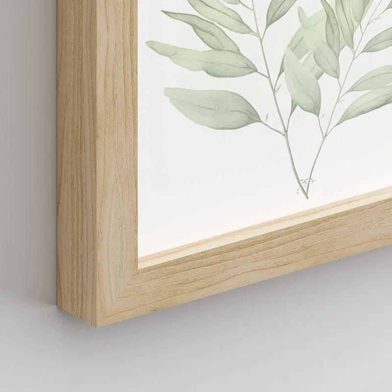 IDEA4WALL Minimal Botanical " IDEA4WALL Framed Forest Wildflower Collage Wall Art, Set Of 4 Floral Botanical Print Wall Decor Prints, Nature Wilderness Wall Decor For Living Room, Bedroom " 4 - Pieces