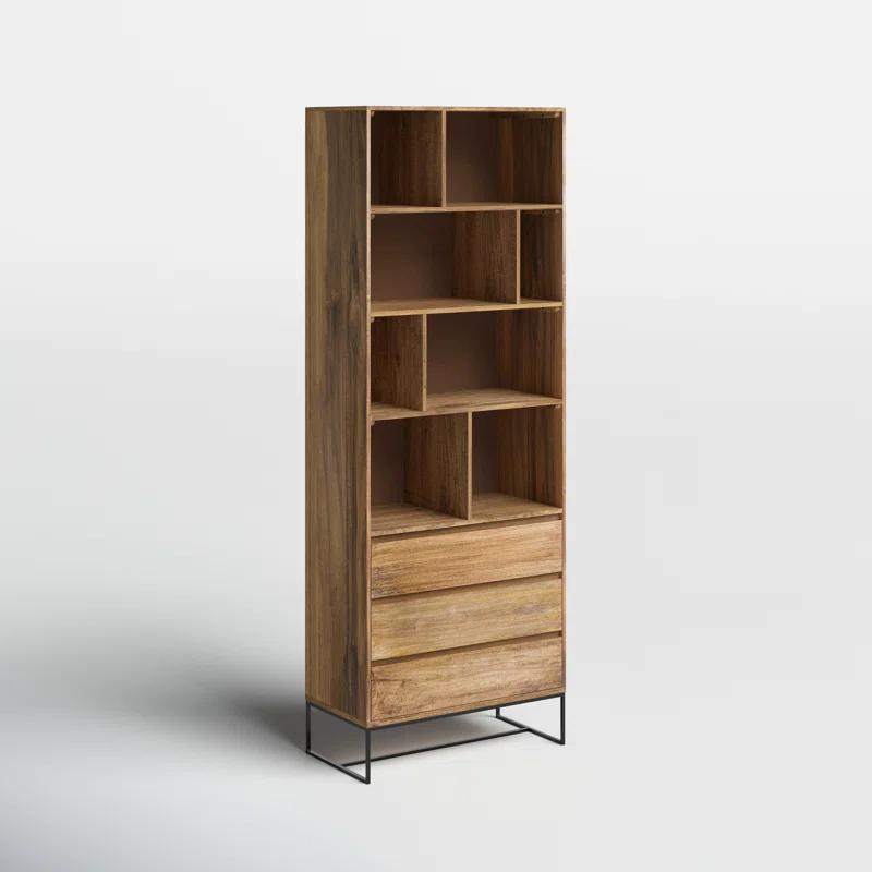 Ascent 86.5" H x 31.5" W Iron Standard Bookcase