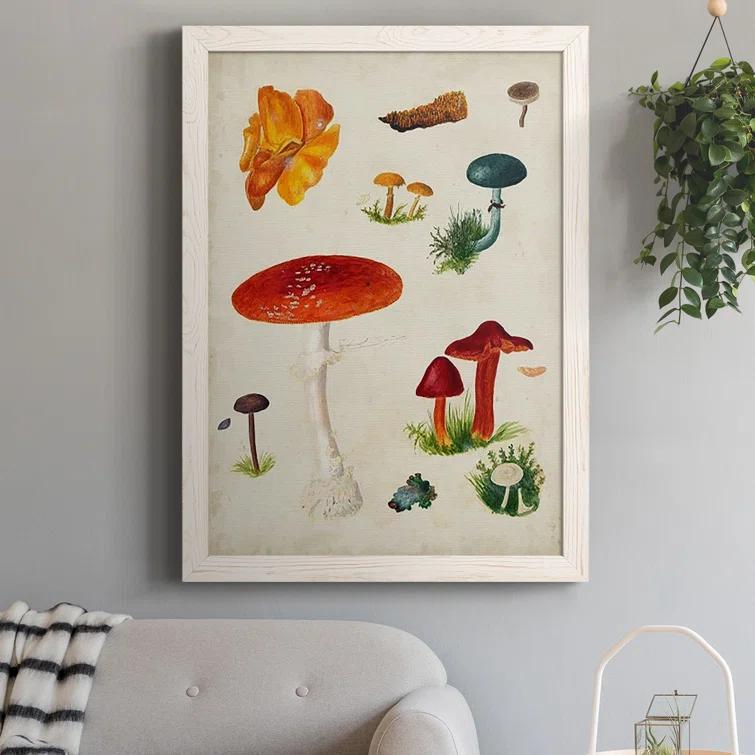 Wexford Home Mushroom Species VIII " Mushroom Species VIII " Painting Print