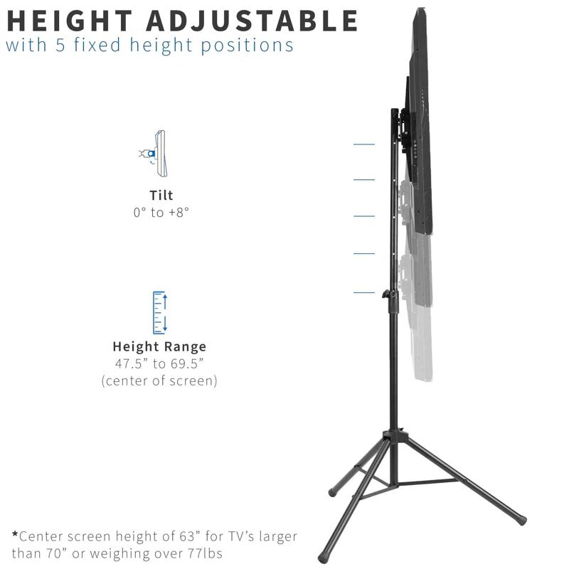 Vivo Portable Large TV Tripod