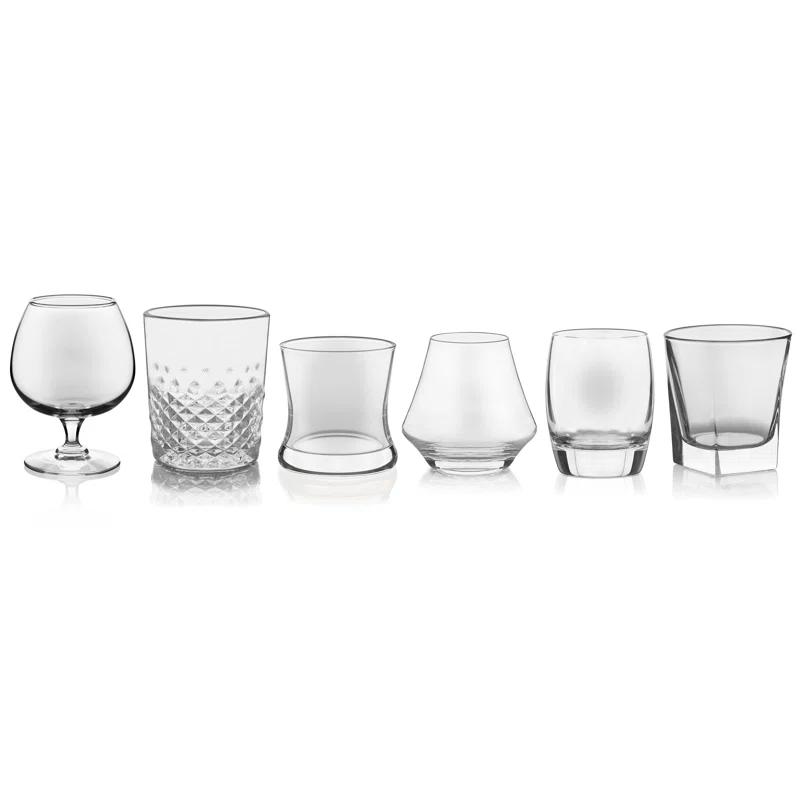 Libbey Craft Spirits Libbey Assorted Drinkware Glasses, Set of 6