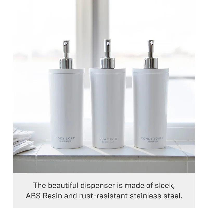 Yamazaki Home Yamazaki Home Body Soap Dispenser, Contemporary Bottle Pump For Shower, 16.9 fluid oz.