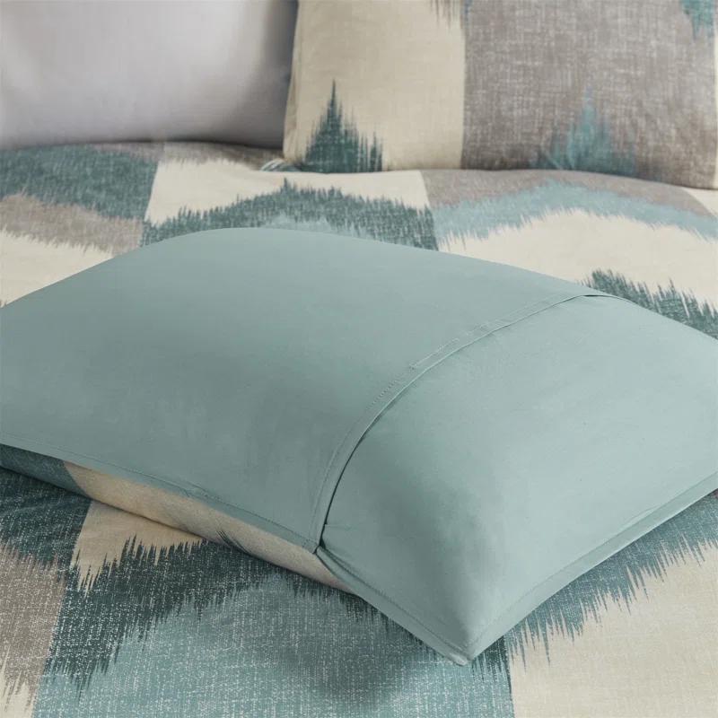 INK+IVY Alpine Printed Cotton Duvet Cover Set