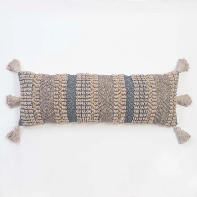 Tassels Cotton Throw Pillow