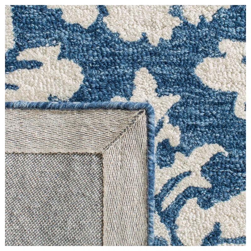 Fleur De Lis Living Spillers Hand Tufted Wool And Cotton With Latex Ikat Rug