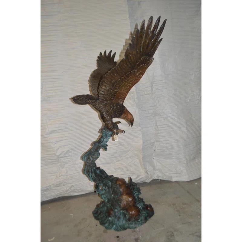 Nifao Statues Weather Resistant Metal Garden Statue