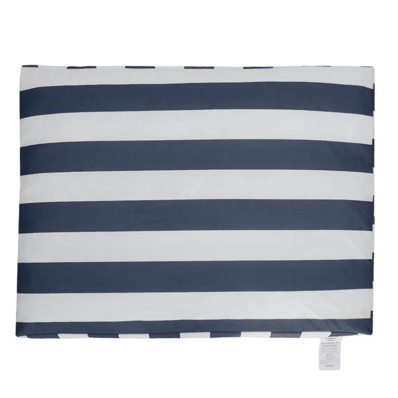 Petmaker PETMAKER Dog Bed - Indoor/Outdoor Striped Dog Bed with Removable Washable Cover and Non-Slip Bottom - 36in Medium Pet Bed
