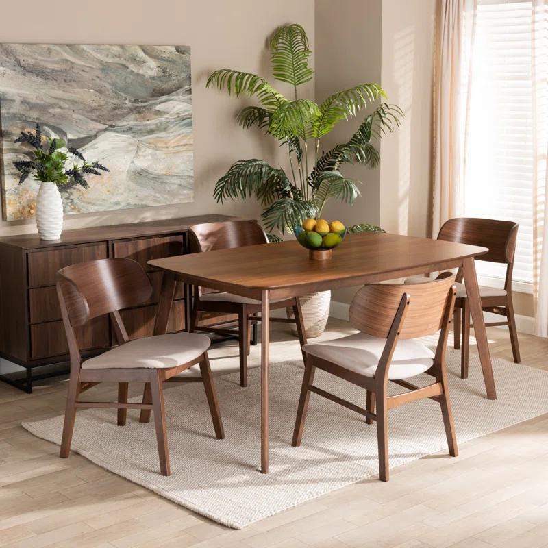 George Oliver Cadie 4 - Person Four Leg Dining Set