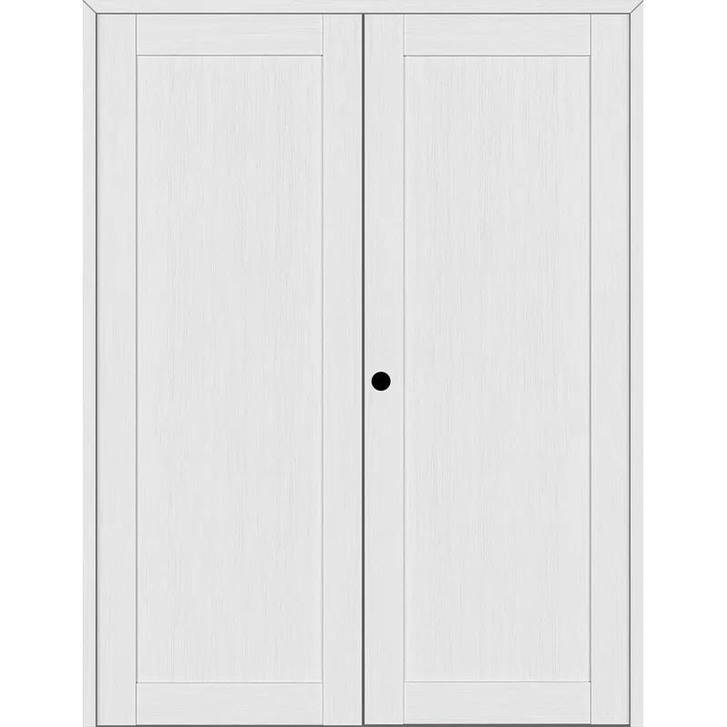 Belldinni 1 Panel Shaker Manufactured Wood Paneled Double Swing Interior Door