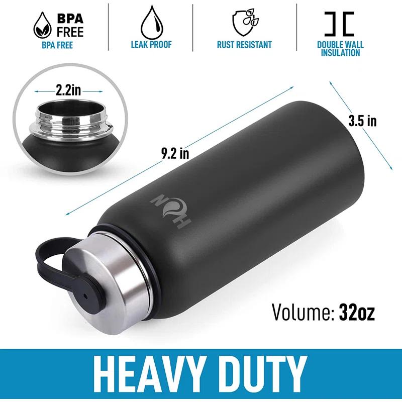 Zulay Kitchen Zulay Kitchen Stainless Steel Vacuum Insulated Water Bottle by Hydration Nation - 32 oz