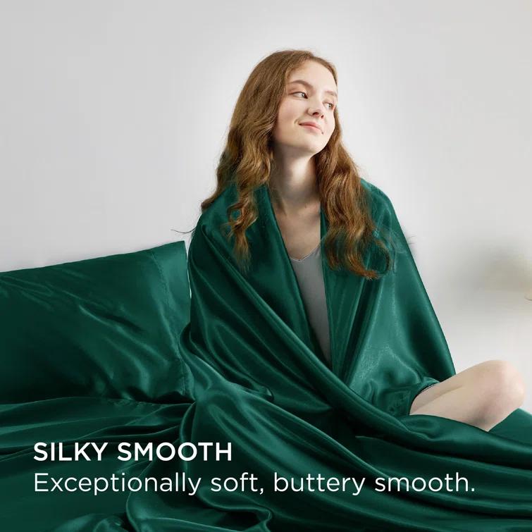 Madison Park Essentials Satin Luxury Sheet Set