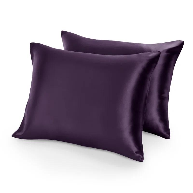 Soft Poly Satin Pillowcase Set