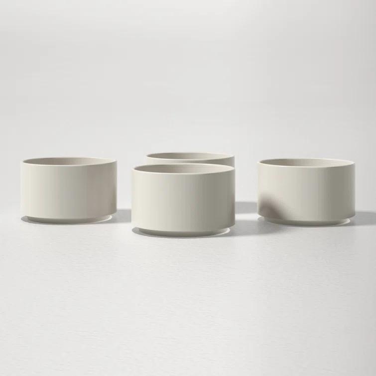 PILAR Stoneware 4.8 oz. Dessert Bowl (Set of 4)