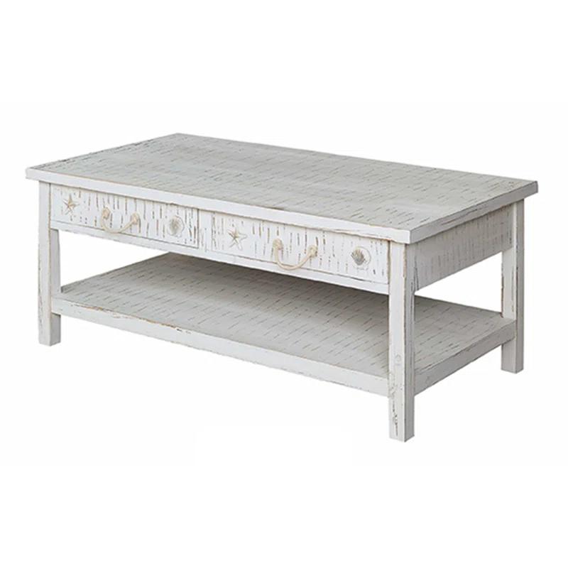 Beachcrest Home™ Solid Wood Coffee Table