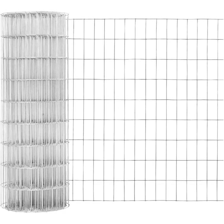 Fencer Wire Fencer Wire 12.5 Gauge Galvanized Welded Fence Wire Roll with Mesh , Multiple Options