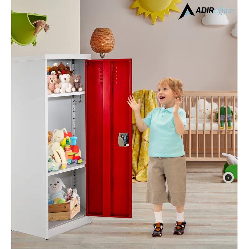 AdirOffice Steel 1-Tier School and Home Storage Locker