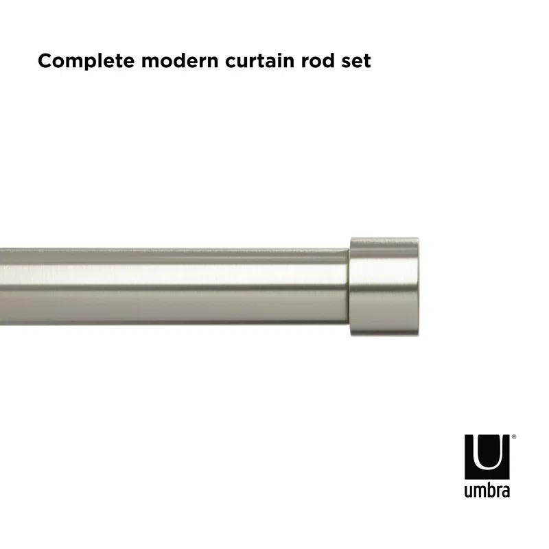 Umbra CAPPA Single Steel Curtian Rod