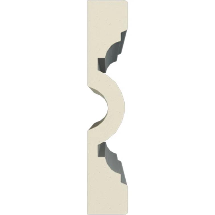 Ekena Millwork 4"H x 3/4"P x 94 1/2"L Gorleen Chair Rail (Set of 8)
