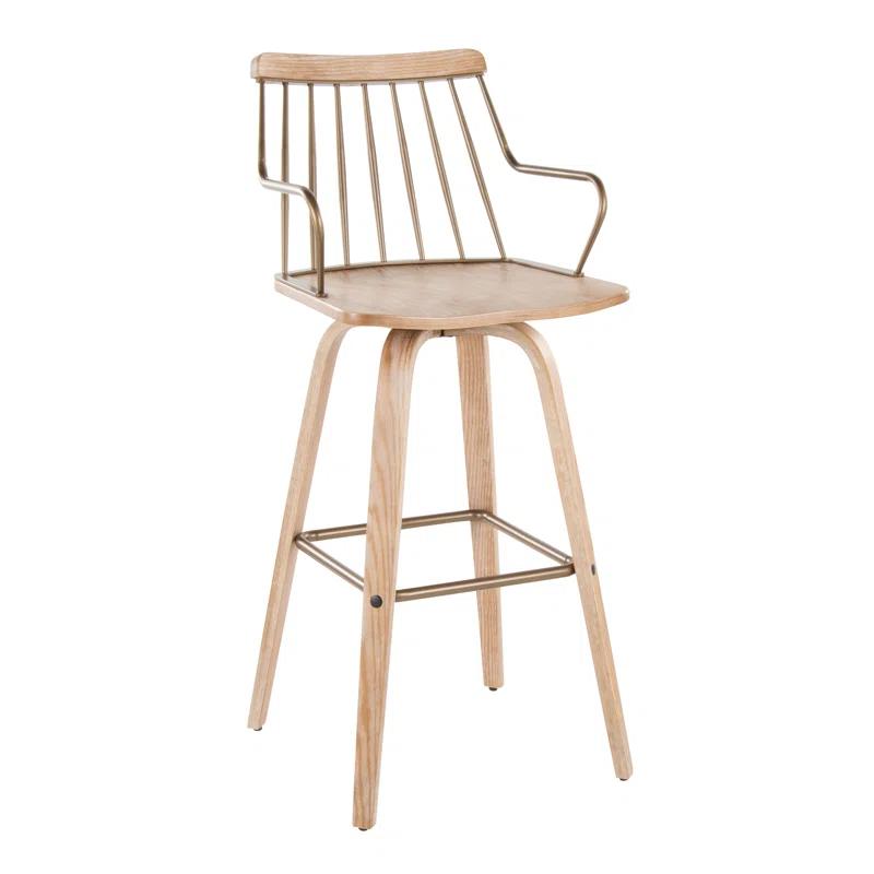 George Oliver Amella 30" Fixed-Height Bar Stool