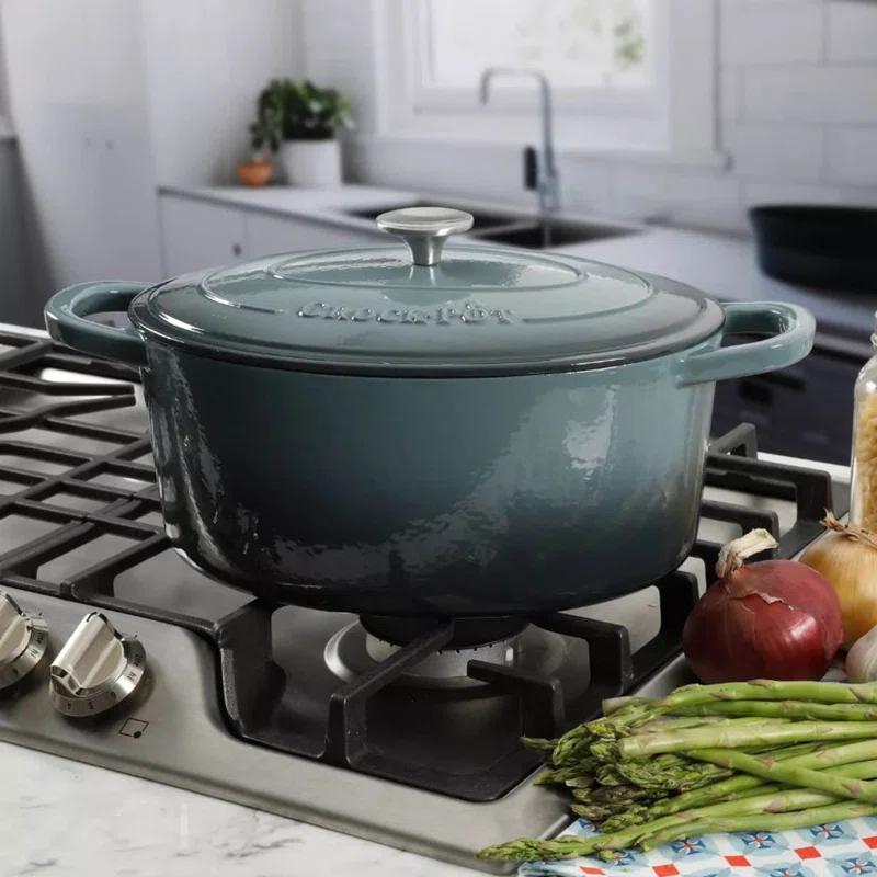 Crock-pot Artisan Cast Iron Round Dutch Oven