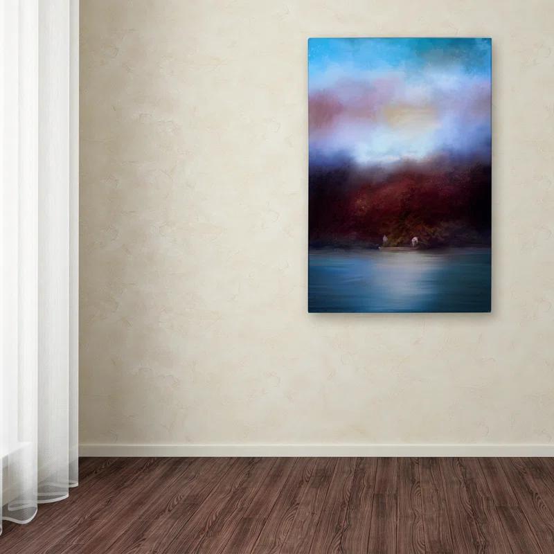 Trademark Fine Art Jai Johnson " Fishing At Dawn " by Jai Johnson