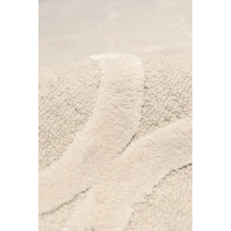 Pasargad Edgy Hand Tufted Viscose Geometric Rug