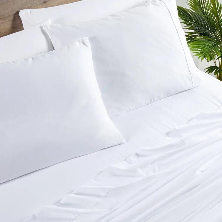 Bed Bath Fashions Bibb Home 2000 Count 6-Piece Rayon From Bamboo Sheet Set with Snug Grip