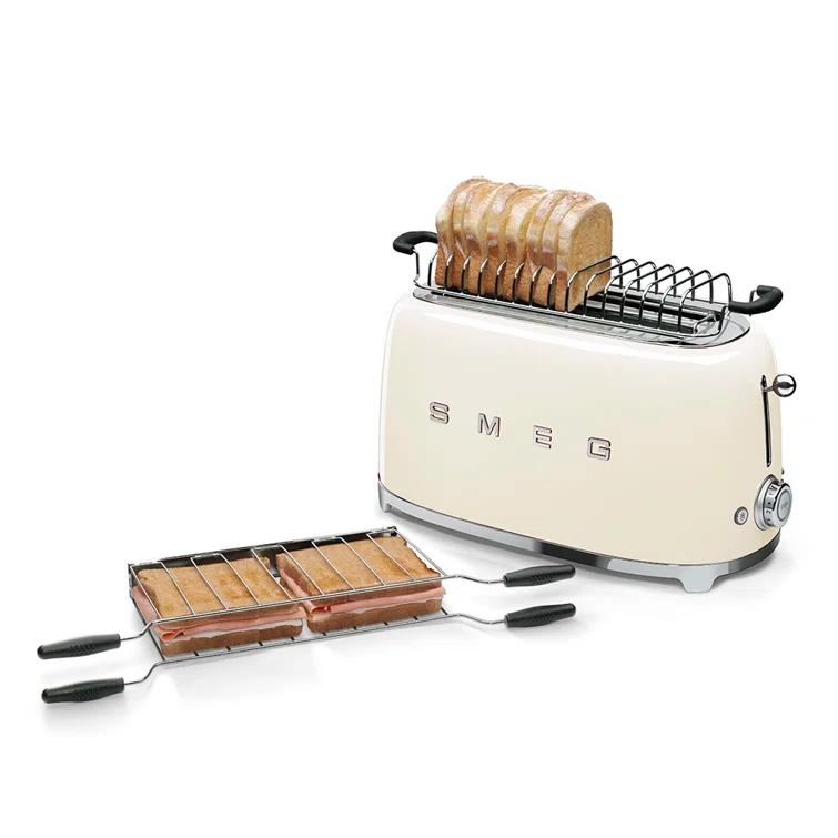 SMEG Cream 4-Slice Toaster