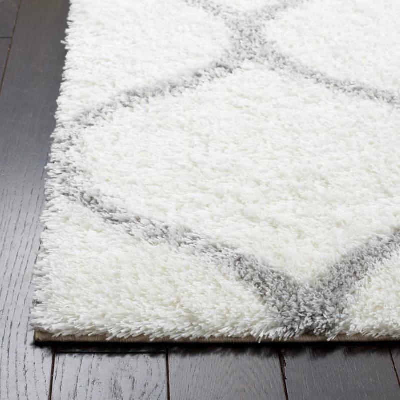Red Barrel Studio® Tahoe Shag Performance Geometric Rug