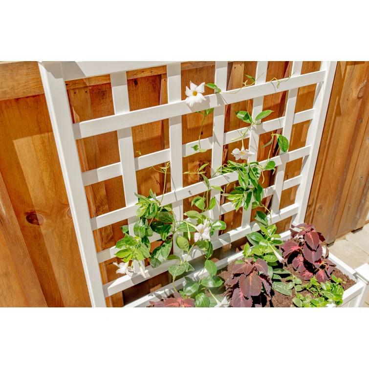 Vita Huron Planter Box with Trellis