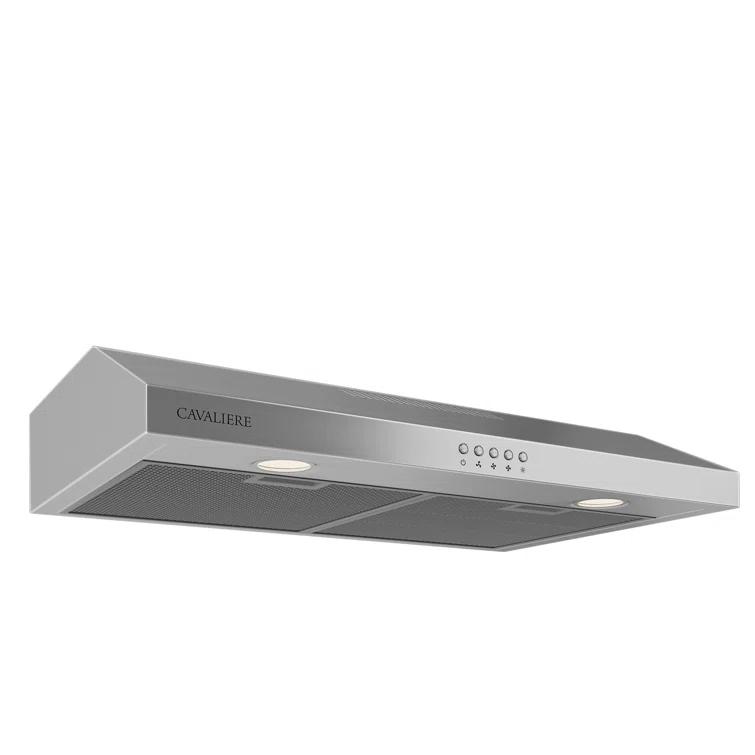 Cavaliere Cavaliere 30" Stainless Steel 200 CFM Ducted (Vented) Under Cabinet Range Hood with Mesh Filter 843012109114