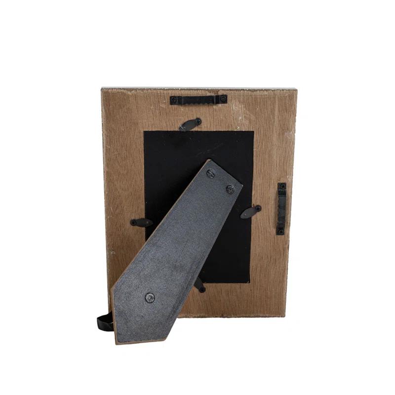 Foreside Home & Garden 4" by 6" Braided Reed Picture Frame