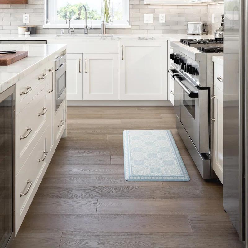 Martha Stewart MARTHA STEWART Comfort Anti Fatigue Strie Medallion Kitchen Mat 19.6”x39”