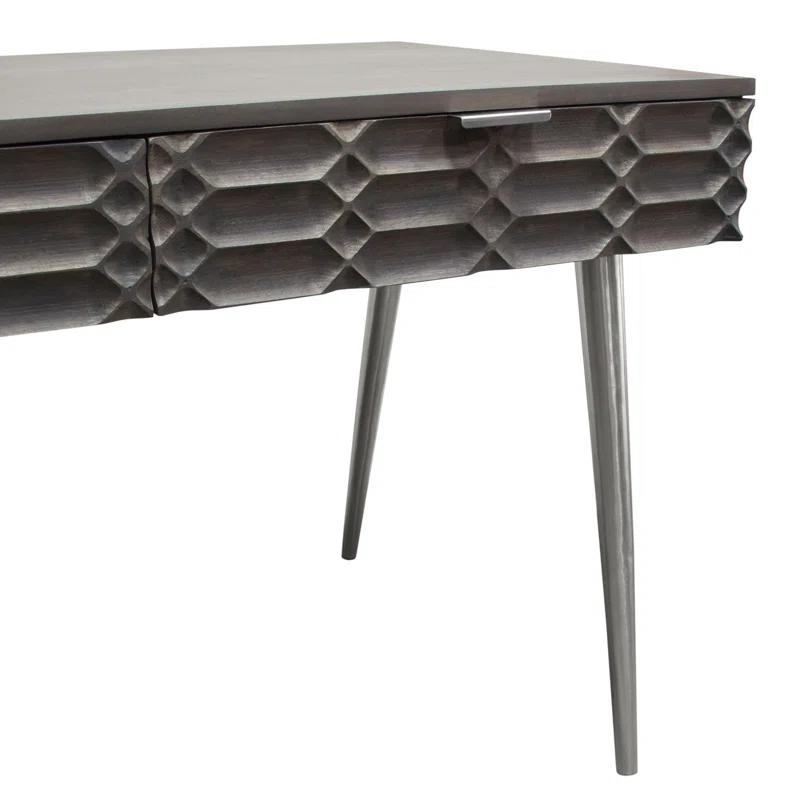 Petra Solid Wood Top Writing Desk