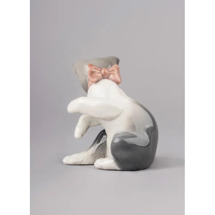 Lladro Cat and Mouse Figurine
