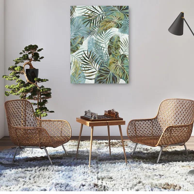 Bay Isle Home™ Palm Play I by Studio Arts Canvas Art Print