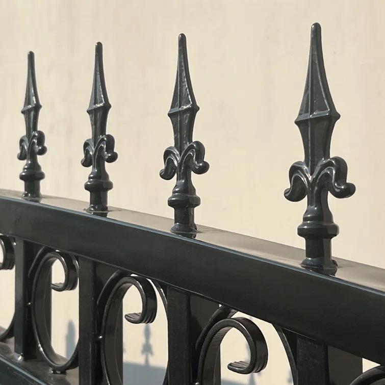 ALEKO Steel Dual Swing Driveway Gate - PRAGUE Style