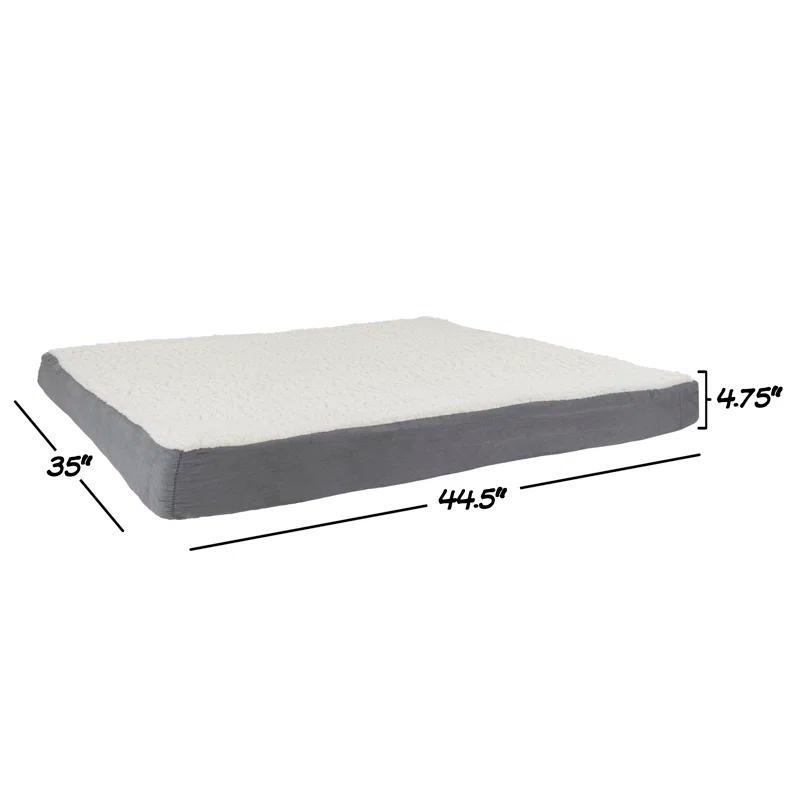 Petmaker PETMAKER Orthopedic Dog Bed - Memory Foam Crate Mat with Machine Washable Cover