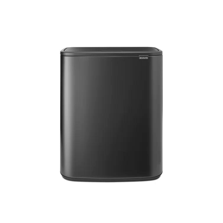 Brabantia Bo Touch Top Trash Can, 16 Gallon