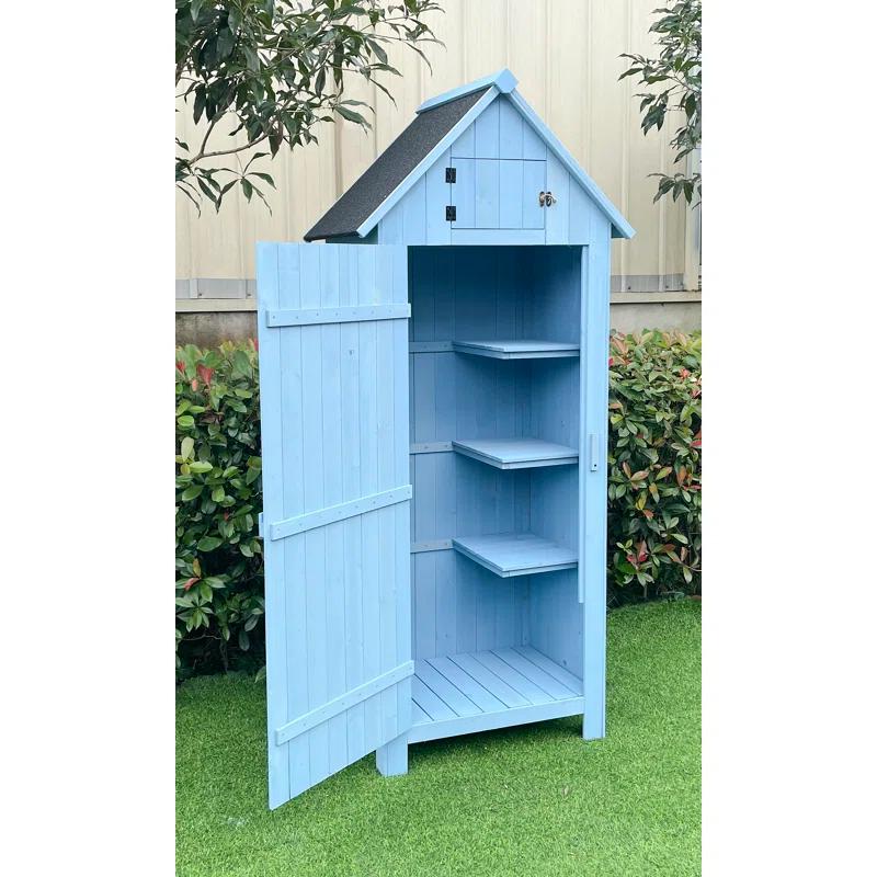 Hanover 2 ft. 5 in. W x 2 ft D Solid Wood Storage Shed